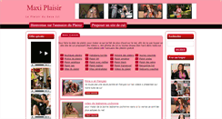 Desktop Screenshot of maxi-plaisir.com