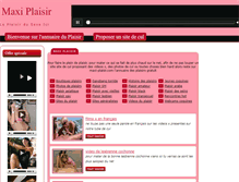 Tablet Screenshot of maxi-plaisir.com
